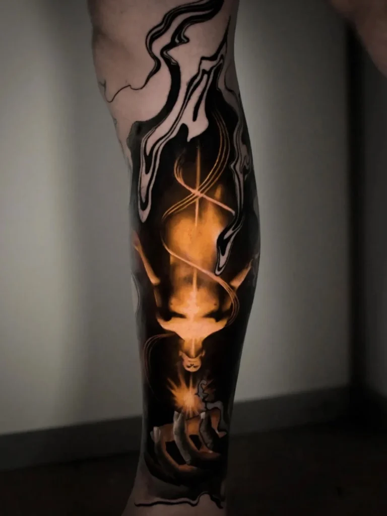 Abstract Surealism Tattoo - Dado Obsessed Tattoos 2
