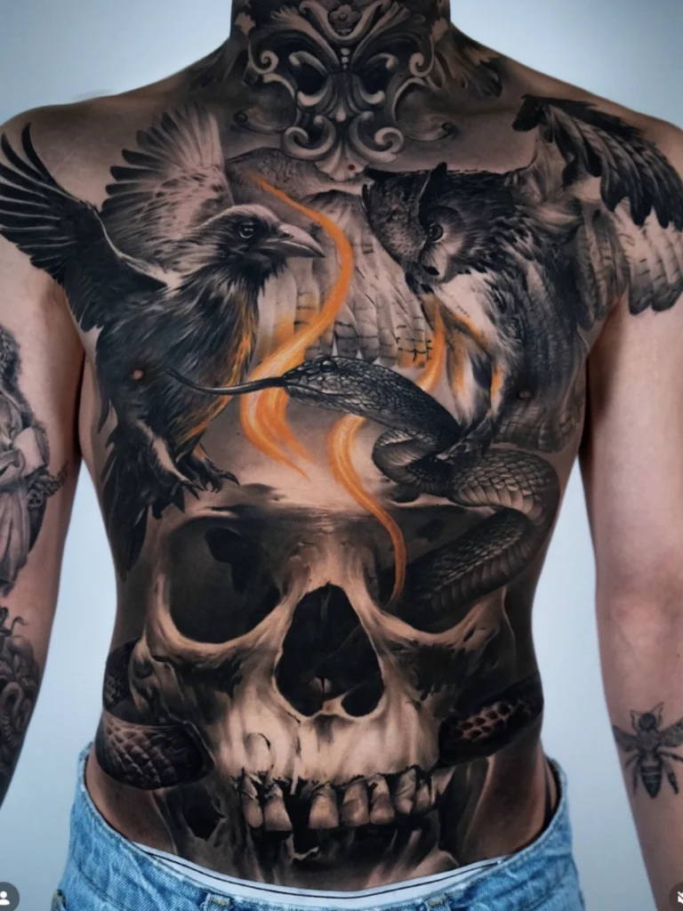 Abstract Surealism Tattoo - Dado Obsessed Tattoos 1