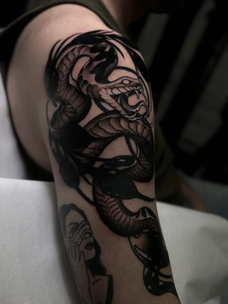 Black and Grey - Tattoo Artist Anton, Obsessed Tattoo 8